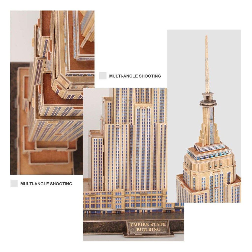  Mô Hình Giấy 3D Lắp Ráp CubicFun Tòa Tháp Empire DS0977h (66 mảnh, National Geographic The Empire State) - PP058 