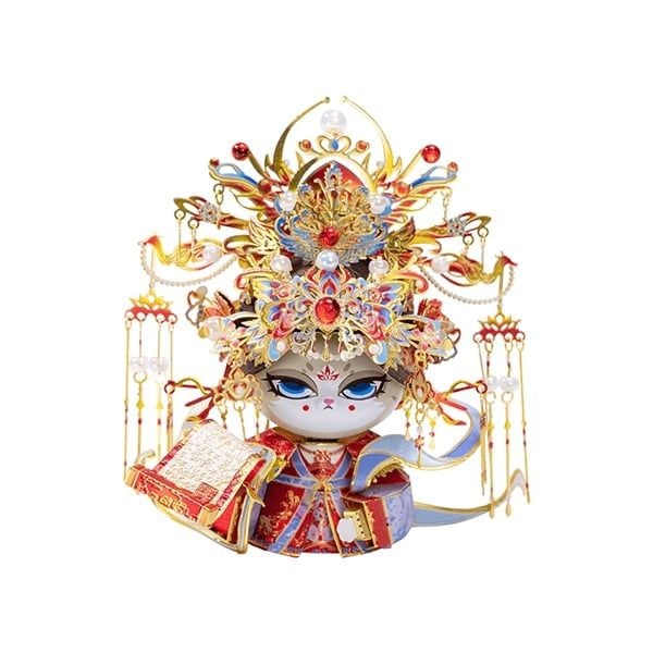  Mô Hình Kim Loại Lắp Ráp 3D MU Mèo Nữ Hoàng (109 mảnh, The Queen Kitty) YM-N146-Q – MP1254 