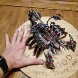  Mô Hình Kim Loại Lắp Ráp 3D Microworld Bò Cạp Bóng Đêm (746 mảnh, Red Devil Scorpion) D003 – MP531 