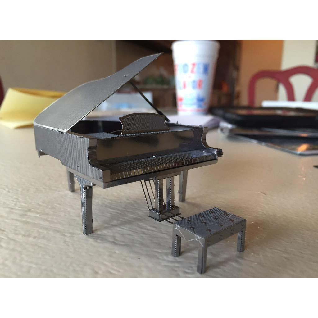 Mô Hình Kim Loại Lắp Ráp 3D Metal Mosaic Đàn Grand Piano – MP708 