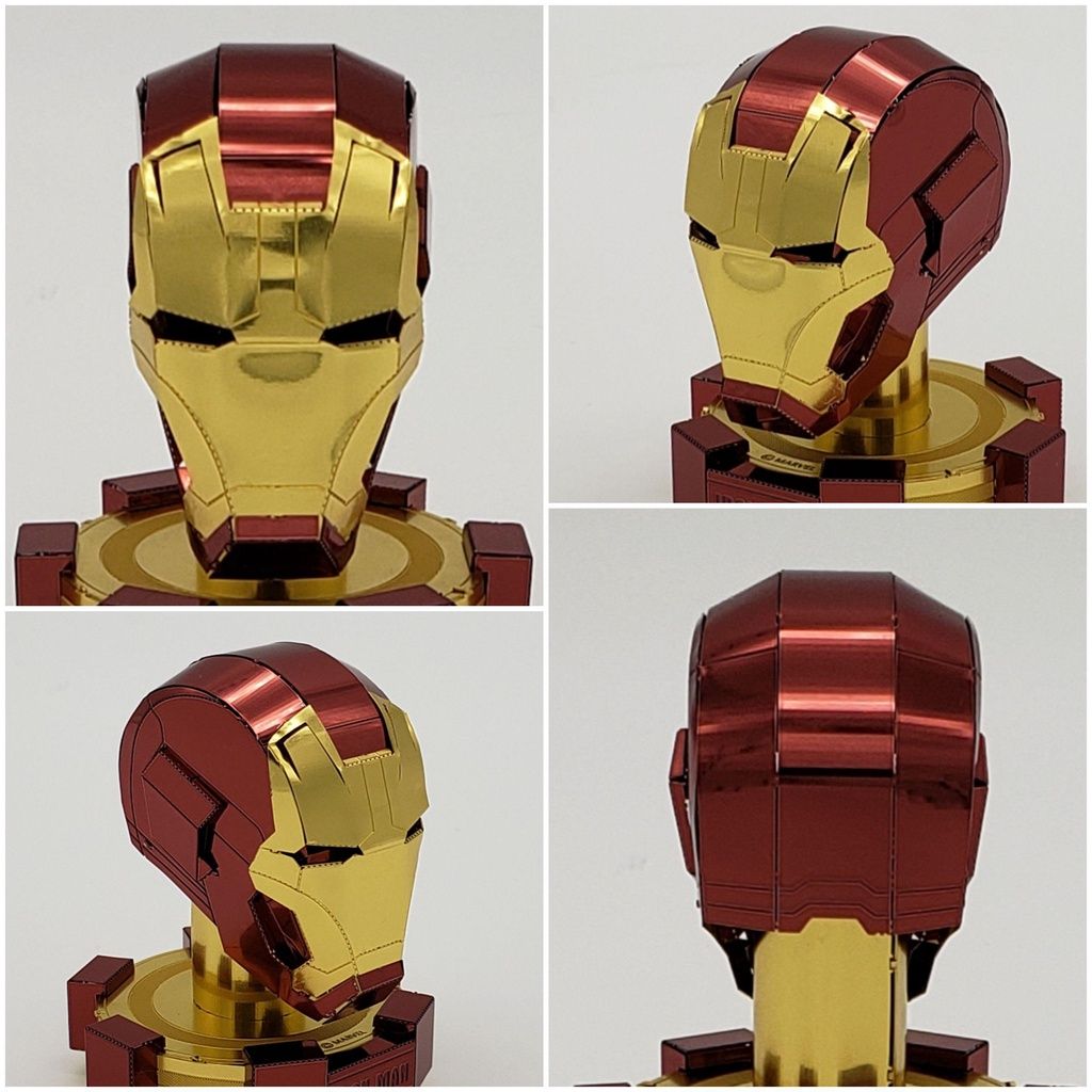  Mô Hình Kim Loại Lắp Ráp 3D Metal Head Marvel Nón Iron Man (50 mảnh) – MP212 