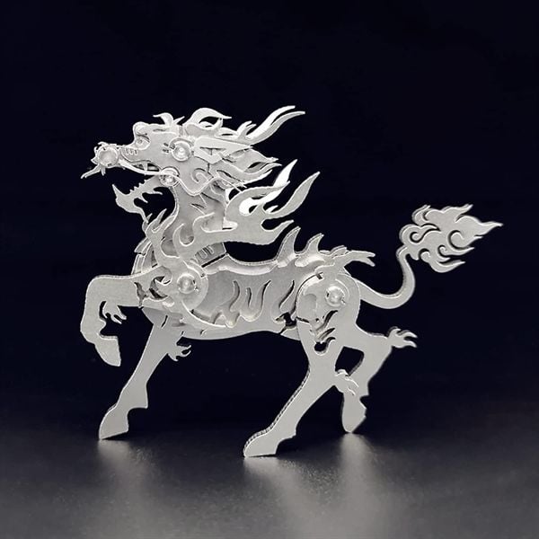 Mô Hình Kim Loại Lắp Ráp 3D Steel Warcraft Hỏa Kỳ Lân (20 mảnh, Fire Unicorn) - SW041 