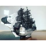  Mô Hình Kim Loại Lắp Ráp 3D Metal Mosaic The Queen Anne's Revenge (63 mảnh) – MP712 