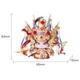  Mô Hình Kim Loại Lắp Ráp 3D MU Mèo Hoa Mộc Lan (107 mảnh, Mulan Kitty) YM-N146-T – MP1282 