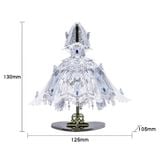  Mô Hình Kim Loại Lắp Ráp 3D MU Váy Cưới Cô Dâu (71 mảnh, Đế Mica Đen, Bridal Veil & Dress) YM-N174-A – MP1242 