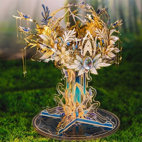  Mô Hình Kim Loại 3D Lắp Ráp MU Vương Miện Của Tộc Tiên (159 mảnh, Elf's Crown) YM-N121-B - MP1030 