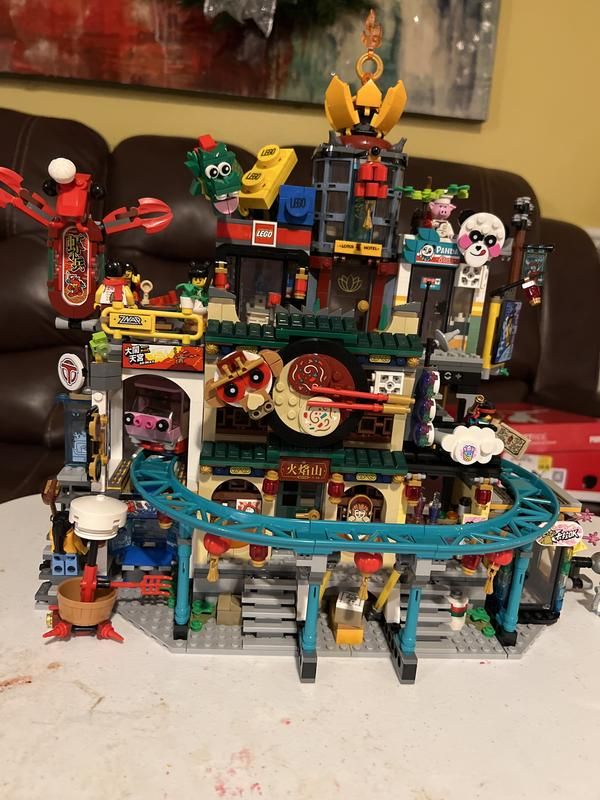  Mô Hình Nhựa 3D Lắp Ráp OEM Monkie Kid Phố Lồng Đèn (2187 mảnh, Lego 80066 The City of Lanterns) 86999 - LG0144 