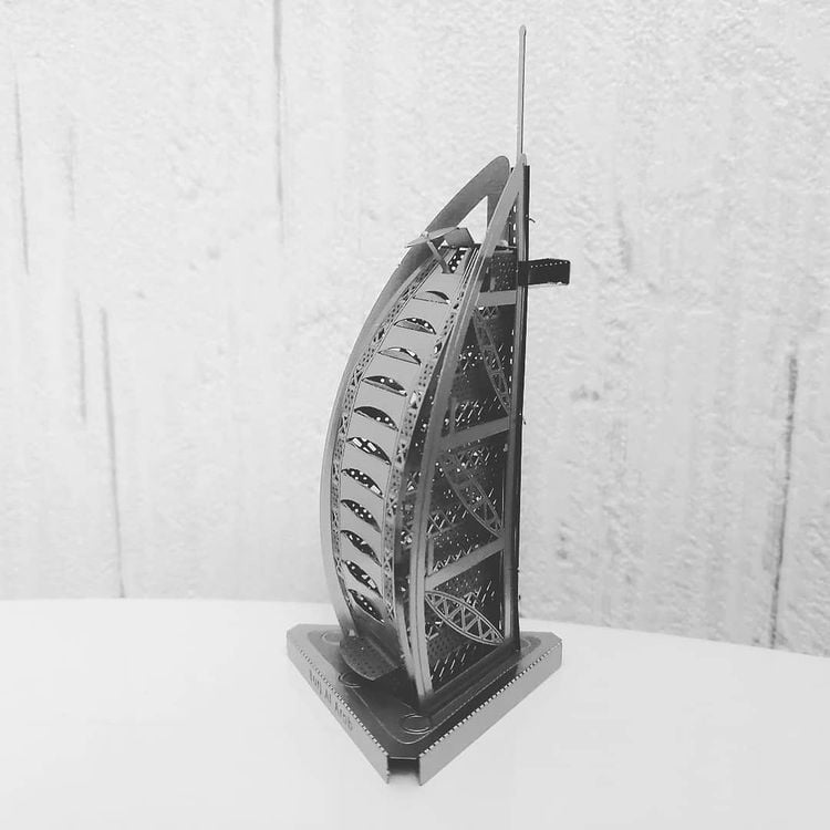  Mô Hình Kim Loại Lắp Ráp 3D Metal Mosaic Burj Al Arab (31 mảnh) – MP843 