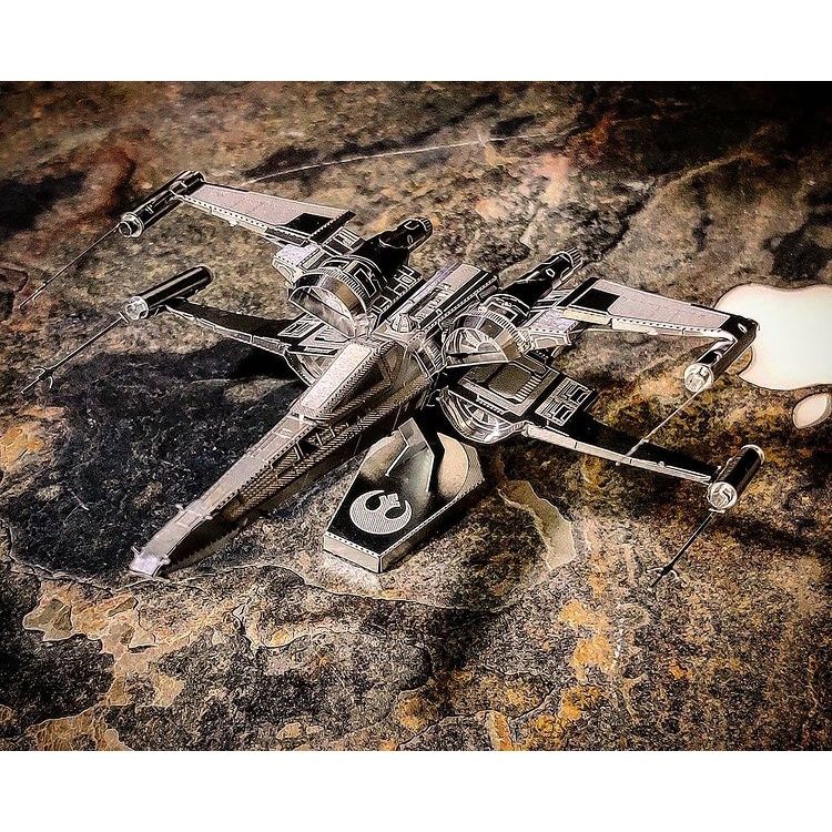  Mô Hình Kim Loại Lắp Ráp 3D Metal Mosaic Star Wars X-Wing Star Fighter (40 mảnh) – MP704 