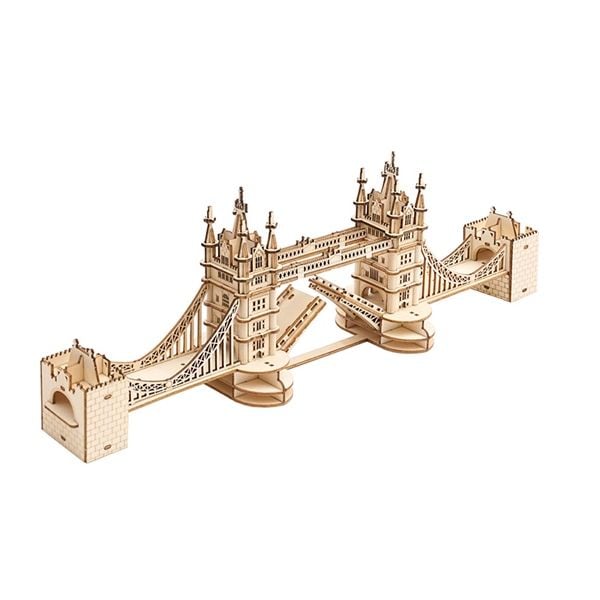  Mô Hình Gỗ 3D Lắp Ráp ROBOTIME Rolife Cầu Tháp Luân Đôn (London Tower Bridge) TG412 – WP227 