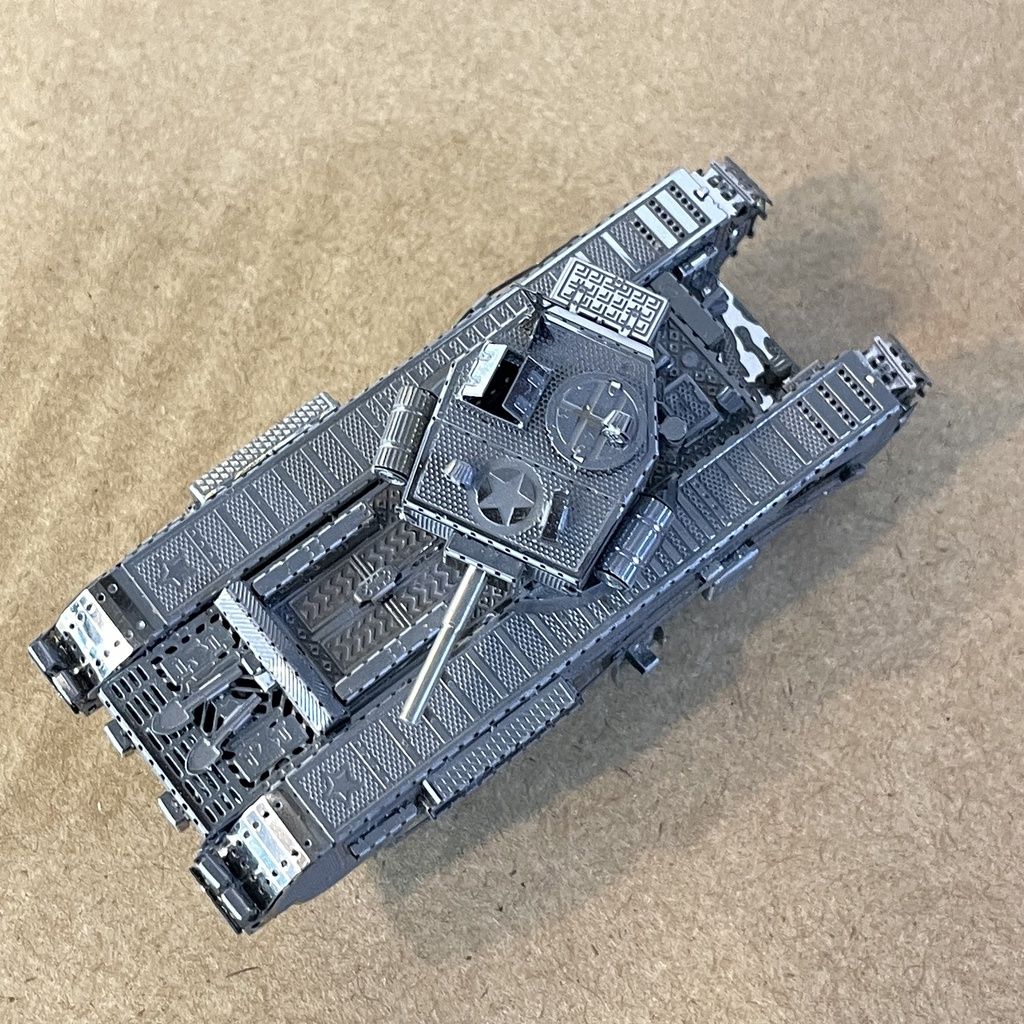  Mô Hình Kim Loại 3D Lắp Ráp Metal Mosaic Xe Tăng Churchill (35 mảnh, Tank) - MP1051 