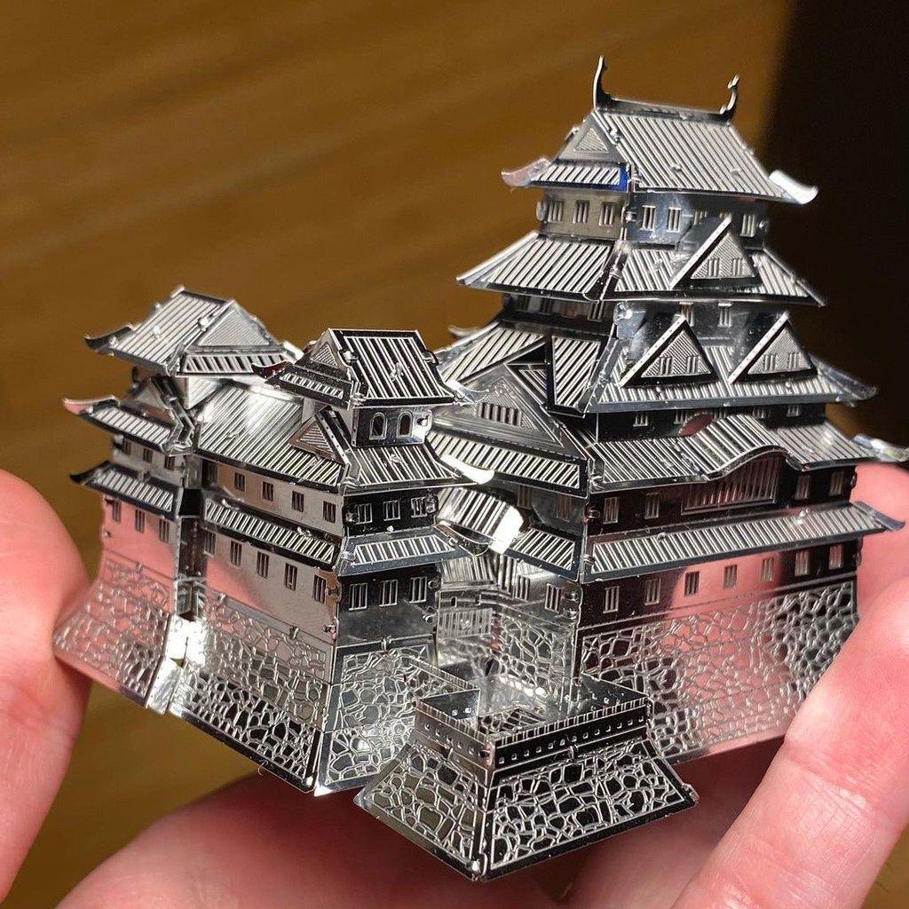  Mô Hình Kim Loại Lắp Ráp 3D Metal Mosaic Lâu Đài Himeji Castle – MP017 