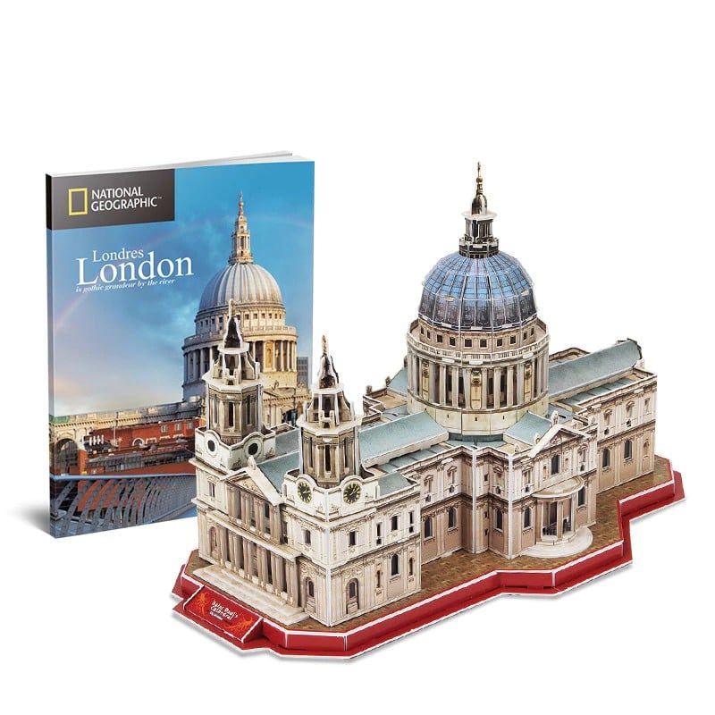  Mô Hình Giấy 3D Lắp Ráp CubicFun Nhà Thờ Thánh Paul (107 mảnh, National Geographic St Paul's Cathedral) DS0991h - PP063 