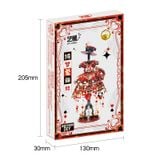  Mô Hình Kim Loại Lắp Ráp 3D MU Bộ Váy Quý Tộc Của Alice (113 mảnh, Đế Mica Đen, Alice's Dress) YM-N174-B – MP1243 