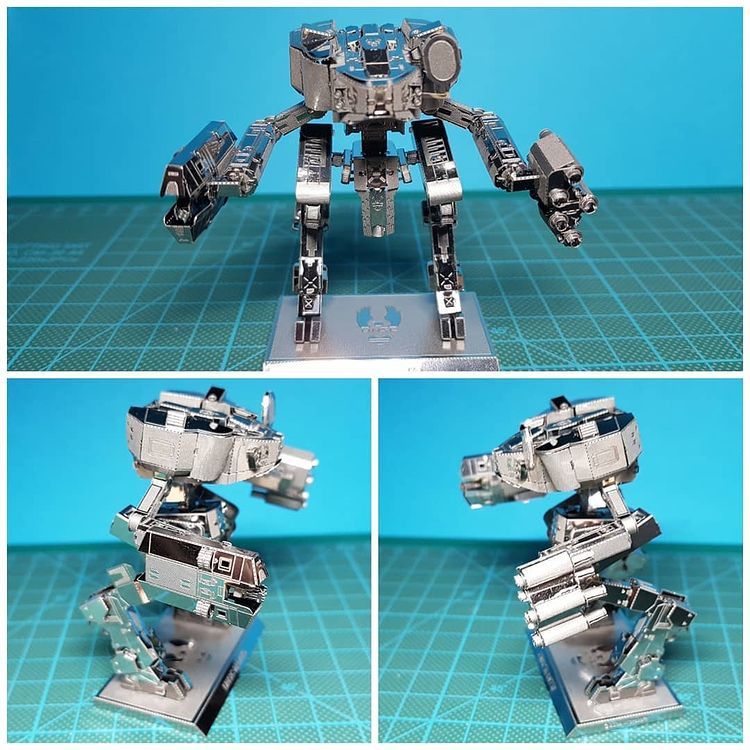  Mô Hình Kim Loại Lắp Ráp 3D Metal Mosaic UNSC Robot Mantis (100 mảnh) – MP1008 
