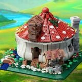  Mô Hình Nhựa 3D Lắp Ráp JUHANG Ngôi Nhà Nấm 86006 (2633 mảnh, Mushroom House) – LG0018 