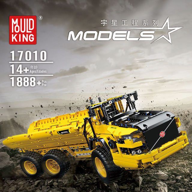  Mô Hình Nhựa 3D Lắp Ráp MOULD KING Xe Tải Volvo 17010 (1888 mảnh, Dump Truck) - LG0028 