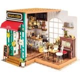  Mô Hình Gỗ 3D Lắp Ráp ROBOTIME DIY Dollhouse Nhà Tí Hon Simon’s Coffee DG109 – WP044 