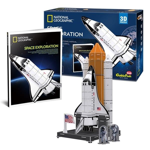 Mô Hình Giấy 3D Lắp Ráp CubicFun Space Explore (65 mảnh, National Geographic) DS0970h - PP051 