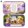 Mô Hình Gỗ 3D Lắp Ráp CUTE ROOM Sweet Dreams Among Blooms (Box Theatre) – WP195