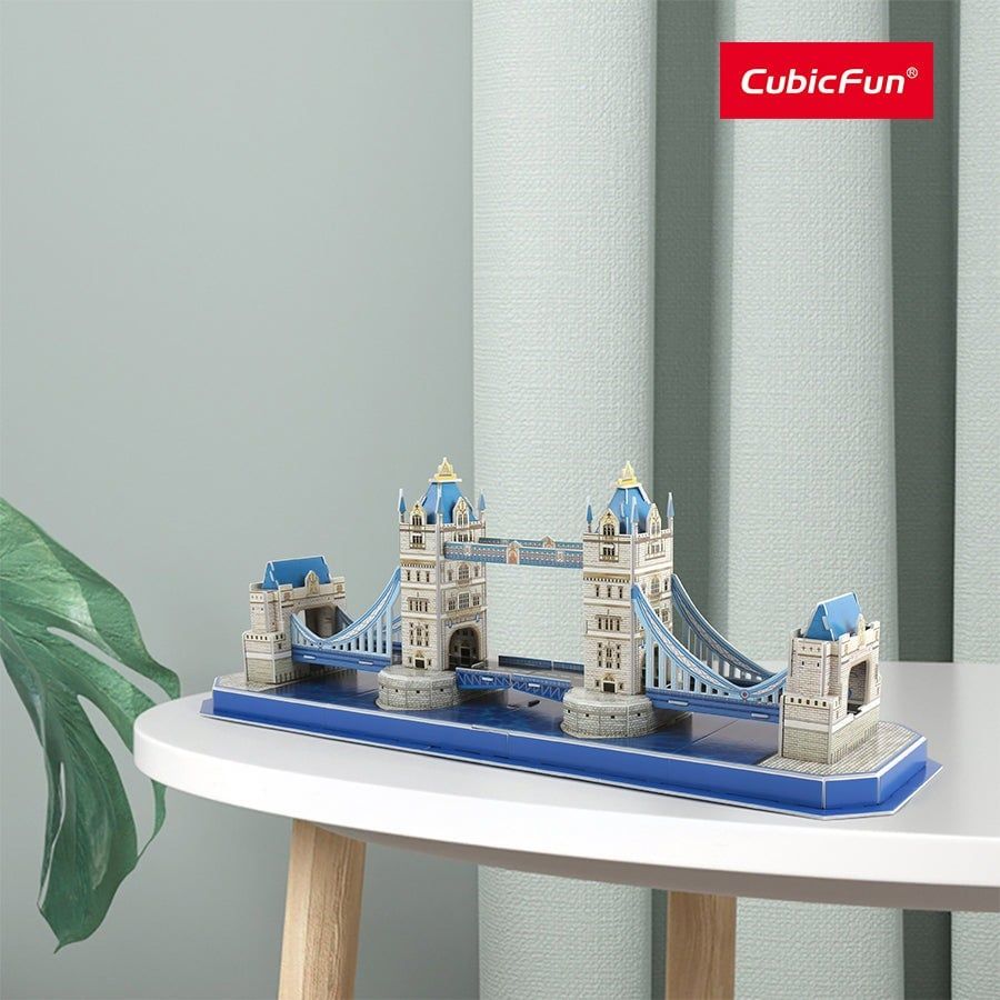  Mô Hình Giấy 3D Lắp Ráp CubicFun Cầu Tháp Luân Đôn (52 mảnh, London Tower Bridge) C238h - PP081 
