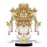  Mô Hình Kim Loại Lắp Ráp 3D Piececool Mão Cửu Long Cửu Phượng (519 mảnh, Nine Dragons Nine Phoenixes) P302-GB - MP1197 