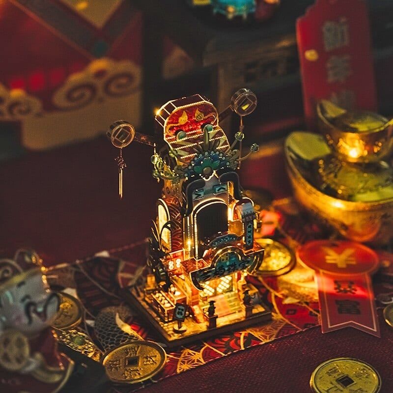  Mô Hình Kim Loại 3D Lắp Ráp MU Châu Báu Phúc Nguyên (107 mảnh, Jewellery From The God of Wealth) YM-N124-B - MP1042 
