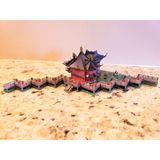  Mô Hình Kim Loại Lắp Ráp 3D MU Cầu Cửu Khúc (61 mảnh, Yu Garden Nine Curved Bridge) N093-C – MP826 