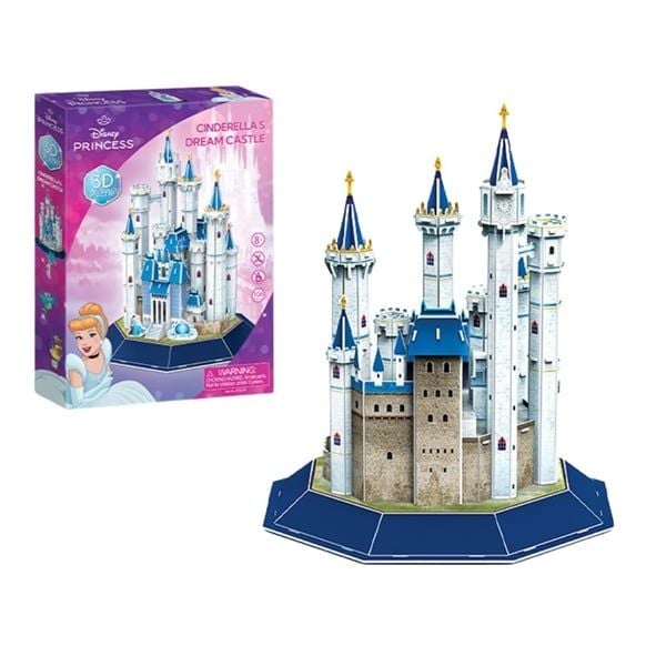  Mô Hình Giấy 3D Lắp Ráp CubicFun Disney Lâu Đài Công Chúa Lọ Lem (106 mảnh, Cinderella's Dream Castle) DS1124h - PP085 