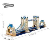  Mô Hình Giấy 3D Lắp Ráp CubicFun Cầu Tháp Luân Đôn (120 mảnh, National Geographic London Tower Bridge) DS0978h - PP059 