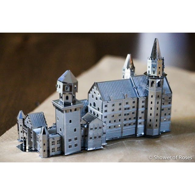  Mô Hình Kim Loại Lắp Ráp 3D Metal Mosaic Lâu Đài Cổ Tích Neuschwanstein Castle – MP961 