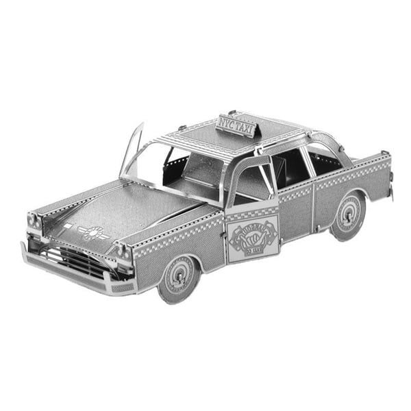 Mô Hình Kim Loại 3D Lắp Ráp Metal Head Xe Taxi New York (20 mảnh, Checker Cab) - MP1269 