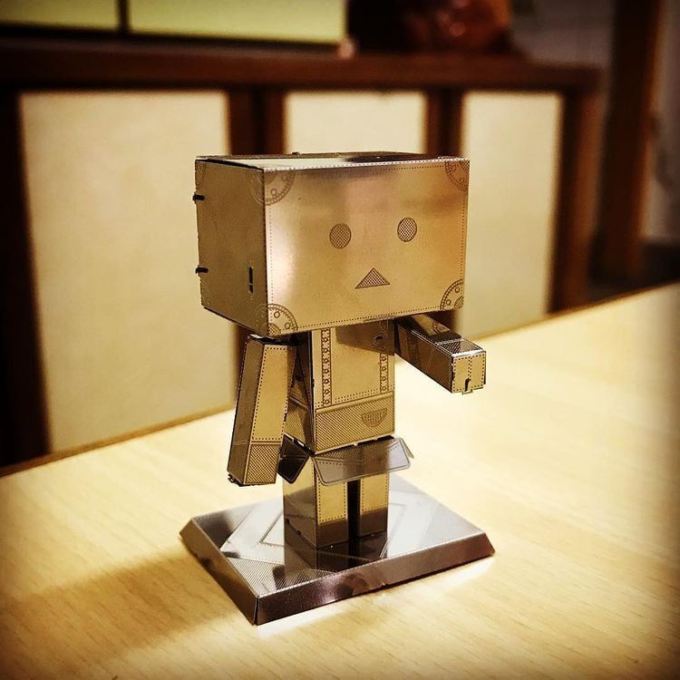 Mô Hình Kim Loại Lắp Ráp 3D Metal Mosaic Robot Carton (15 mảnh) – MP663 