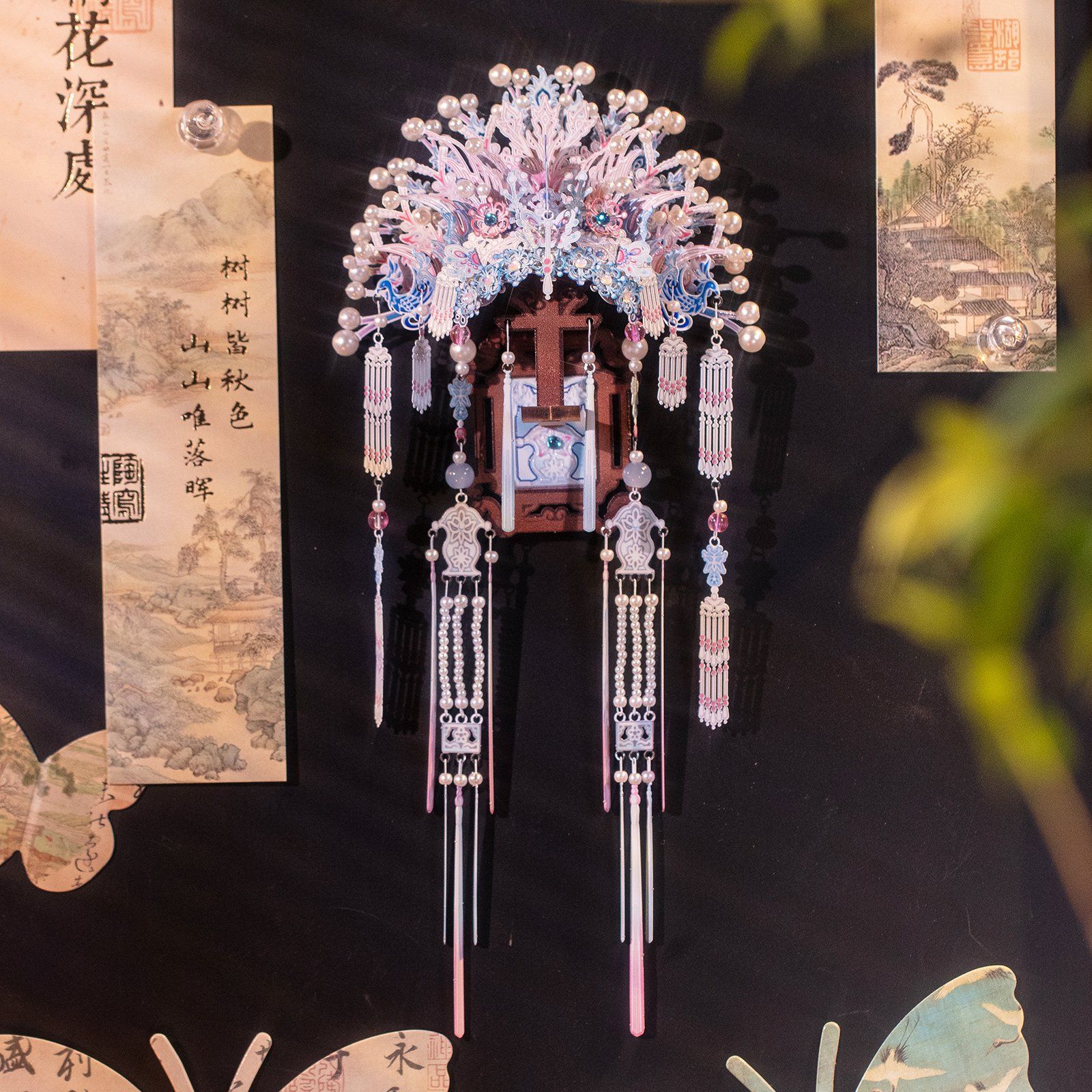  Mô Hình Kim Loại Lắp Ráp 3D MU Phụng Nghi Phấn Quan (93 mảnh, Gemmy Coronet, Có Đế) YM-N188-A – MP1285 