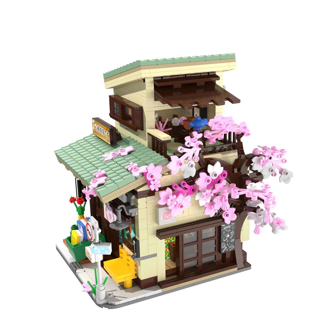 Mô Hình Nhựa 3D Lắp Ráp CaDA Tiệm Tạp Hóa Nhật Bản (921 mảnh, Japanese Grocery Store) C66015W - LG0175 