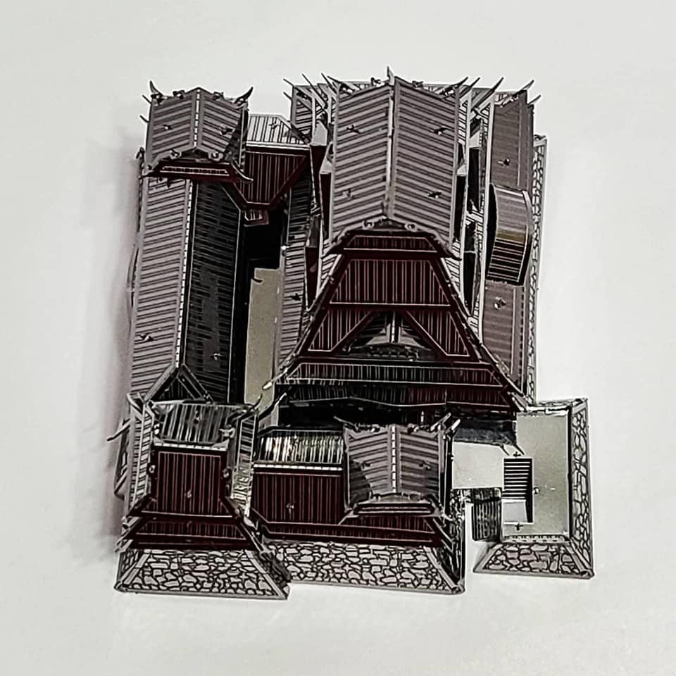  Mô Hình Kim Loại Lắp Ráp 3D Metal Mosaic Lâu Đài Himeji Castle (60 mảnh) – MP017 