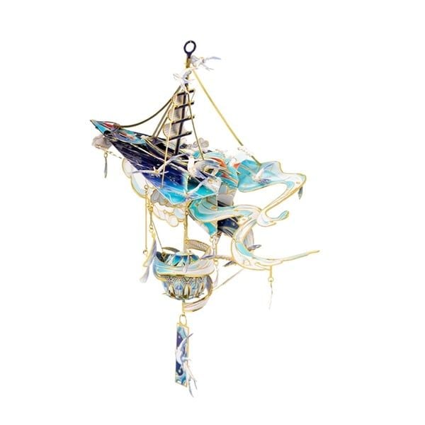 Mô Hình Kim Loại 3D Lắp Ráp MU Ngự Phong Linh Thừa Phong Phá Lãng (83 mảnh, Windchime Brave the Wind and the Waves) YM-N141-A – MP1291 