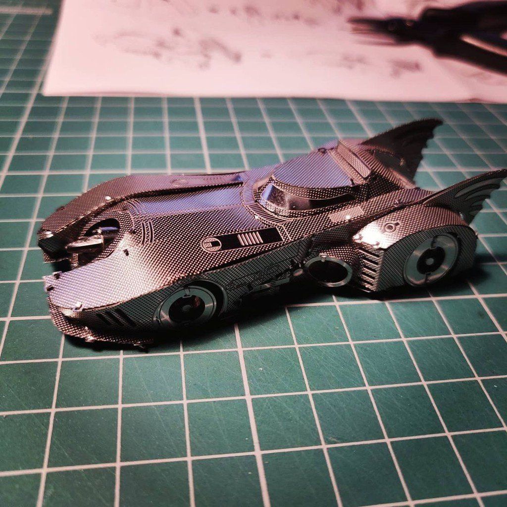  Mô Hình Kim Loại Lắp Ráp 3D Metal Mosaic Batman Xe Batmobile Movie 1989 (80 mảnh) – MP694 