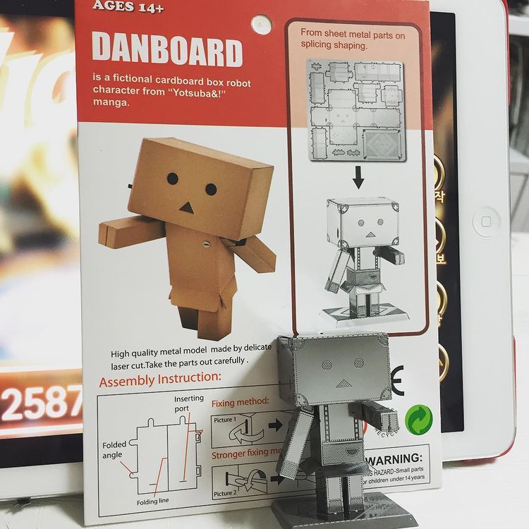  Mô Hình Kim Loại Lắp Ráp 3D Metal Mosaic Robot Carton – MP663 