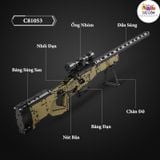  Mô Hình Nhựa 3D Lắp Ráp CaDA Súng Bắn Tỉa Sniper C81053 (978 mảnh) - LG0130 