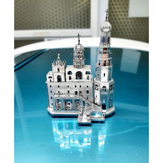  Mô Hình Kim Loại Lắp Ráp 3D Metal Mosaic Tháp Chuông (35 mảnh, Ivan The Great's Bell Tower) – MP859 