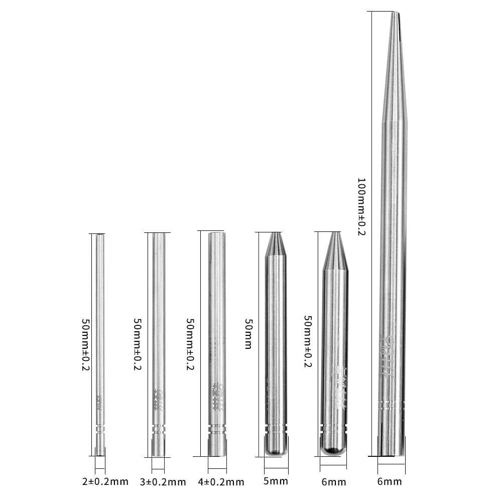 Bộ Dụng Cụ Uốn Tròn Và Ống Vặn Khớp Piececcol Mô Hình Kim Loại 3D Lắp Ráp (6 thanh, Auxiliary Tool Set) T-FZTZ09 - TL019 