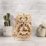  Mô Hình Gỗ 3D Lắp Ráp ROBOTIME Đồng Hồ Con Cú The Owl Clock LK503 – WP145 