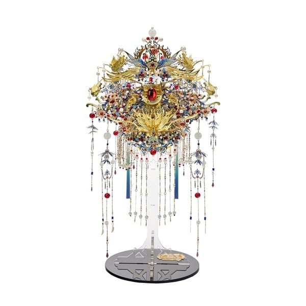  Mô Hình Kim Loại Lắp Ráp 3D MU Hôn Lễ Phượng Quán (647 mảnh, Phoenix Crown) YM-N140-I – MP1280 