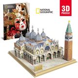  Mô Hình Giấy 3D Lắp Ráp CubicFun National Geographic Quảng Trường San Marco tại Venic DS0980h (107 mảnh, St. Mark's Square) - PP068 