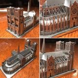  Mô Hình Kim Loại Lắp Ráp 3D Metal Mosaic Nhà Thờ Đức Bà Notre Dame De Paris – MP696 