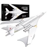  Mô Hình Kim Loại 3D Lắp Ráp Piececool Máy Bay Ném Bom Tupolev TU-160 (53 mảnh) 1:200 HP336-WS - MP1215 