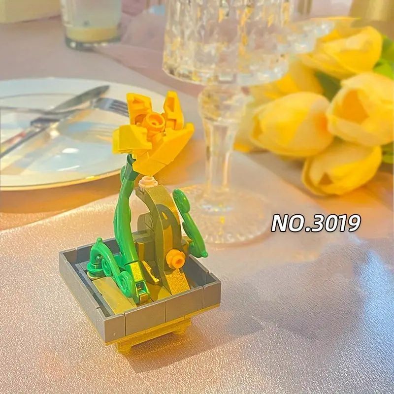  Mô Hình Nhựa 3D Lắp Ráp TEC CREATOR Chậu Hoa Nhỏ (90 mảnh, Small Flower Pot , Giao ngẫu nhiên) - LG0178 