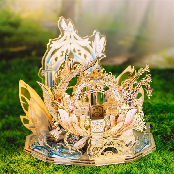  Mô Hình Kim Loại 3D Lắp Ráp MU Xe Ngựa Hoàng Gia Của Tộc Tiên (184 mảnh, Elf's Carriage) YM-N121-C - MP1031 