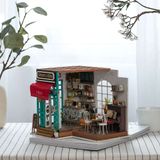  Mô Hình Gỗ 3D Lắp Ráp ROBOTIME DIY Dollhouse Nhà Tí Hon (300 mảnh, Simon’s Coffee) DG109 – WP044 